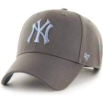 47 brand Памучна шапка с козирка 47 brand MLB New York Yankees в сиво с апликация BCPTN-SUMVP17WBP-GH01 (BCPTN.SUMVP17WBP.GH01)