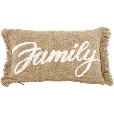 Tiseco Home Studio Декоративна възглавница 50x30 cm Cotton Slub Family - Tiseco Home Studio (3457FAMILY)