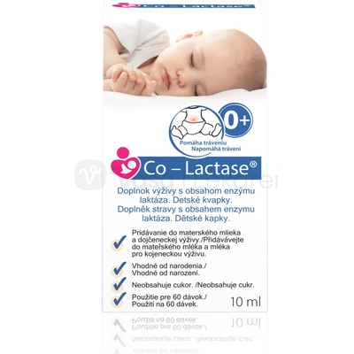 Maxima Healthcare Co-Lactase detské kvapky 0+ 10 ml