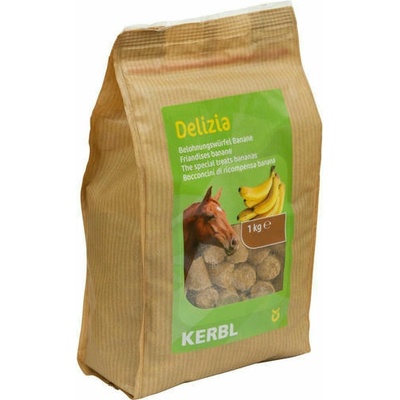 KERBL Хранителна награди за коне - Delizia 1кг Банан (325005)