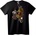 NOONEBRAND Тениска Граната със Слънчеви Очила - 2XL, Black