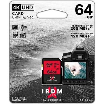 GOODRAM SDXC UHS-II 64GB IRP-S6B0-0640R12