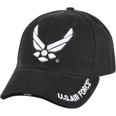 Čepice Rothco Deluxe New Wing Air Force Baseball černá