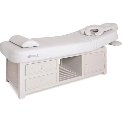 Fabulo Spa Harmony 304 Pevné masážne lehátko Farba: sivá 190*81 cm | 56 kg | 2 farby