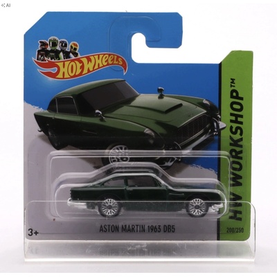 Mattel Hot Wheels Aston Martin DB5 z roku 1963, mierka 1:64