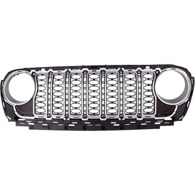 Mřížka, Černá, S kamerou, Facelift, Sahara, Jeep Wrangler JL, Jeep Gladiator JT – Zbozi.Blesk.cz