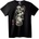 NOONEBRAND Тениска Skull & Rose изкуство - 5XL, White