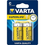 VARTA 2014 - 2 бр. Цинково/въглеродна батерия SUPERLIFE C 1, 5V (VA0019)
