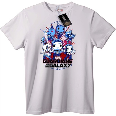 NOONEBRAND Тениска Marvel Пазителите на Галактиката - S, White