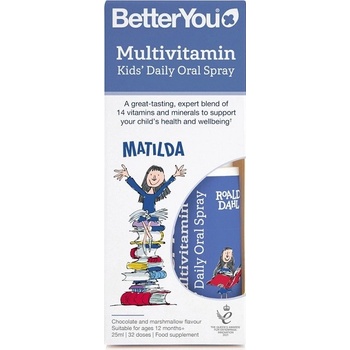 BetterYou Multivitamin Kids' Daily Oral Spray, Chocolate and Marshmallow 25 ml