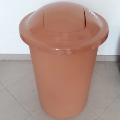 Plafor Odpadkový koš plastový TOP BIN 50 l hnědá