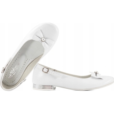 Miko 806 dievčenské balerínky biele