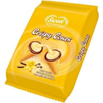 JIW crispy cones vanilla flavoured cream 130 g