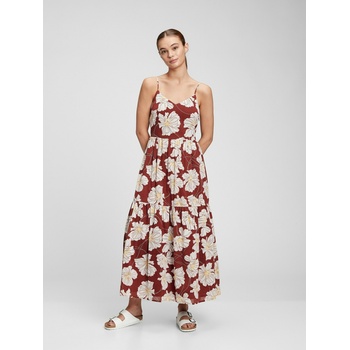 GAP Макси рокля с цветя GAP GAP | Cherven | ЖЕНИ | S