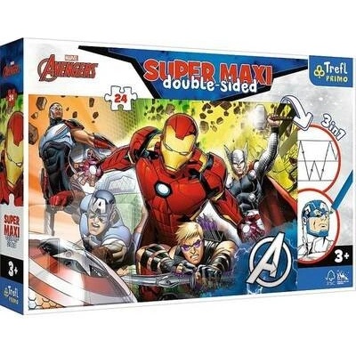 Trefl Obojstranné Avengers SUPER MAXI 24 dielov