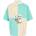 KENZO Блуза с яка KENZO Men's Short Sleeve Polo Shirt - Aqua