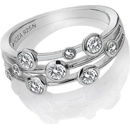 Hot Diamonds Luxusný strieborný prsteň s topaz a diamantom Willow DR207