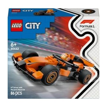 LEGO® LEGO® City F1® Driver with McLaren Race Car 60442, 86 pcs