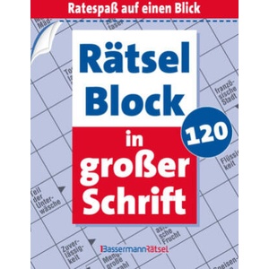 Rätselblock in großer Schrift 120 | Eberhard Krüger (2024)