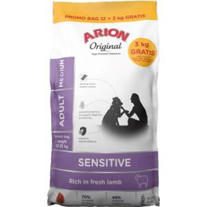 ARION Original Sensitive Adult Medium 12+3 кг