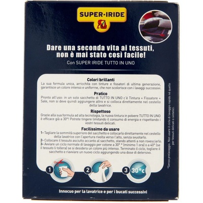 Super Iride farba na prádlo modrá 350 g