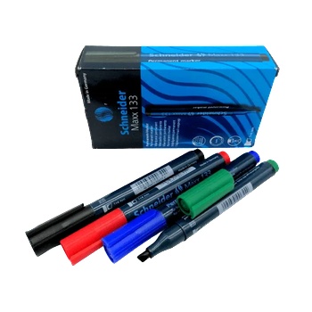 Image 1 of Yiwu Hetong Art&Craft Factory Перманентни маркери със скосен връх 4цв. М17-021