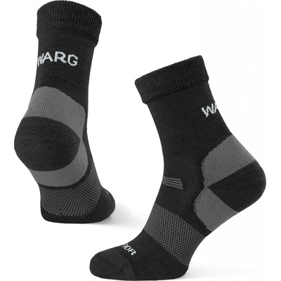 Warg pánske ponožky Merino Hike M čierna