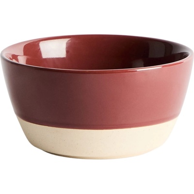 Kave Home Červeno-béžová keramická miska Doren 14 cm