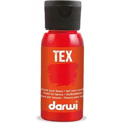Darwi TEX Farba na textil 100050420 karmínovo ružová 50 ml