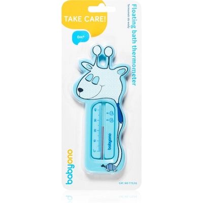 BabyOno Take Care Floating Bath Thermometer детски термометър за вана Blue Giraffe