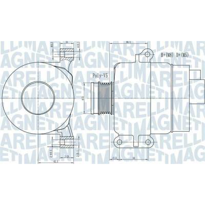 generátor MAGNETI MARELLI 063731969010