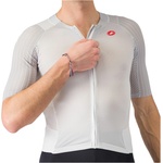 Castelli Мъжки скин за колоездене Castelli Free Sanremo Tri Suit S/S Cycling skinsuit - White / Black (002-3392-0312)