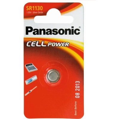 Panasonic Батерия сребърна Panasonic SR-1130EL/1B, SR1130, 1.55V, 1бр (SR-1130EL/1B)