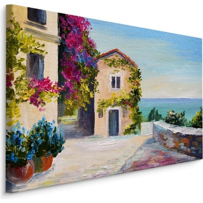 Plátno Moře A Dům Na Santorini Varianta: 100x70