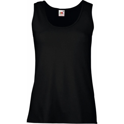 Fruit of the Loom Lady Fit Valueweight Vest bez rukávu black černá
