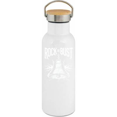 123TRIKO termoska Rock or bust, bílý tisk 500 ml