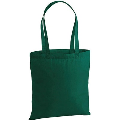 Westford Mill Nákupní bavlněná taška WM201 Bottle Green 38x42 cm