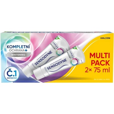 Sensodyne Whitening Kompletní ochrana+ s fluoridem duopack 2 x 75 ml