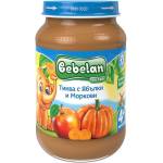 Bebelan Плодово пюре Bebelan Puree - Тиква, ябълки и моркови, 190 g (2097) - baby