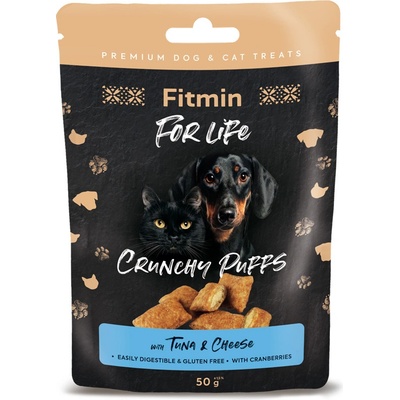 Fitmin For Life Tuňákové polštářky pamlsek pro psy a kočky 50 g