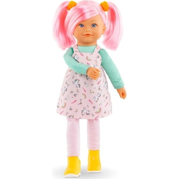 Corolle Bábika Praline Rainbow Dolls s hodvábnymi vlasmi a vanilkou ružová 38 cm