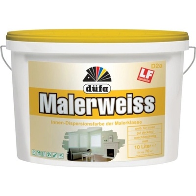Düfa Malerweiss Malířská bílá barva D2a 10 L