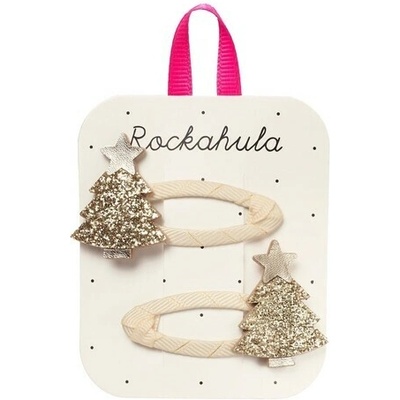 Rockahula Kids Pukacie sponky do vlasov Trblietavý vianočný stromček