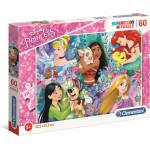 Clementoni - Puzzle SuperColor Puzzle: Disney Princess - 40 - 99 piese