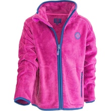 Pidilidi mikina dívčí chlupatá se stojáčkem PD1139-07 fuchsia