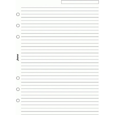 Filofax Náplň do diára Linajková/ biela, A5