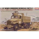 Academy Военен камион U. S. 2.5ton CARGO TRUCK & ACCESSORIES 1/72 (13402)