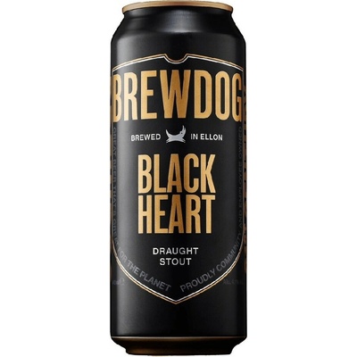 Brewdog Black Heart 4,4% 0,44 l (plech)