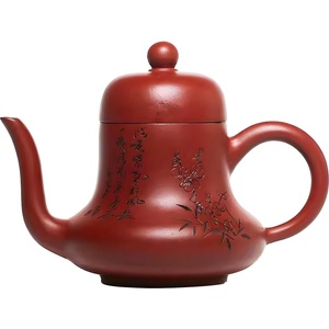 HARAHU Чайник zh-37636 - Кафяво / Червено kp37636