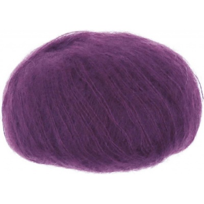 Lana Gatto pletací příze mohér hedvábí SILK MOHAIR viola 9378